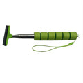 Retractable stainless steel car rearview mirror wiper in various colours with extended and retracted lengths shown.
