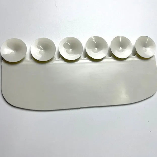 White plastic toilet urine blocking board for children's training and splash prevention