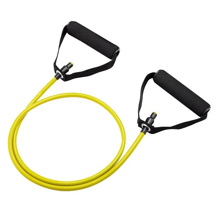 Colour-coded adjustable chest expander with TPE tension rope for home fitness