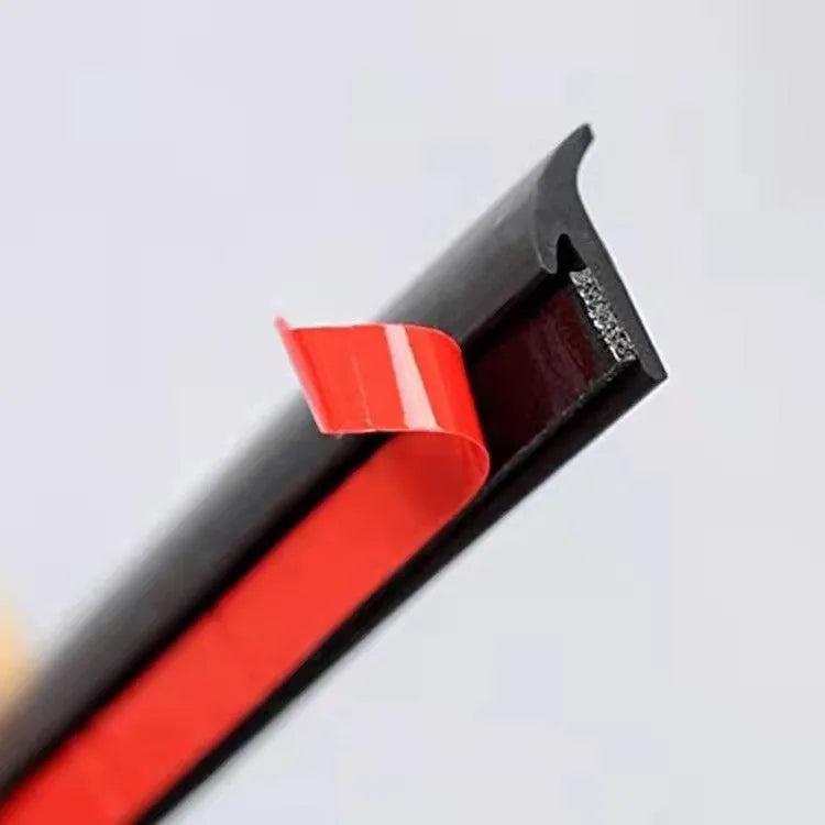 Black TPE automotive rubber seal strip for car door and bumper gap filling