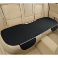 Linen car cushion in choice of three colours with hemmed edges for vehicle seating
