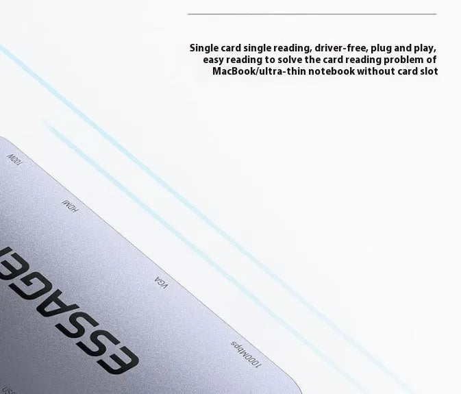 11-in-1 USB-C expansion dock with multiple ports and 20cm connecting cable