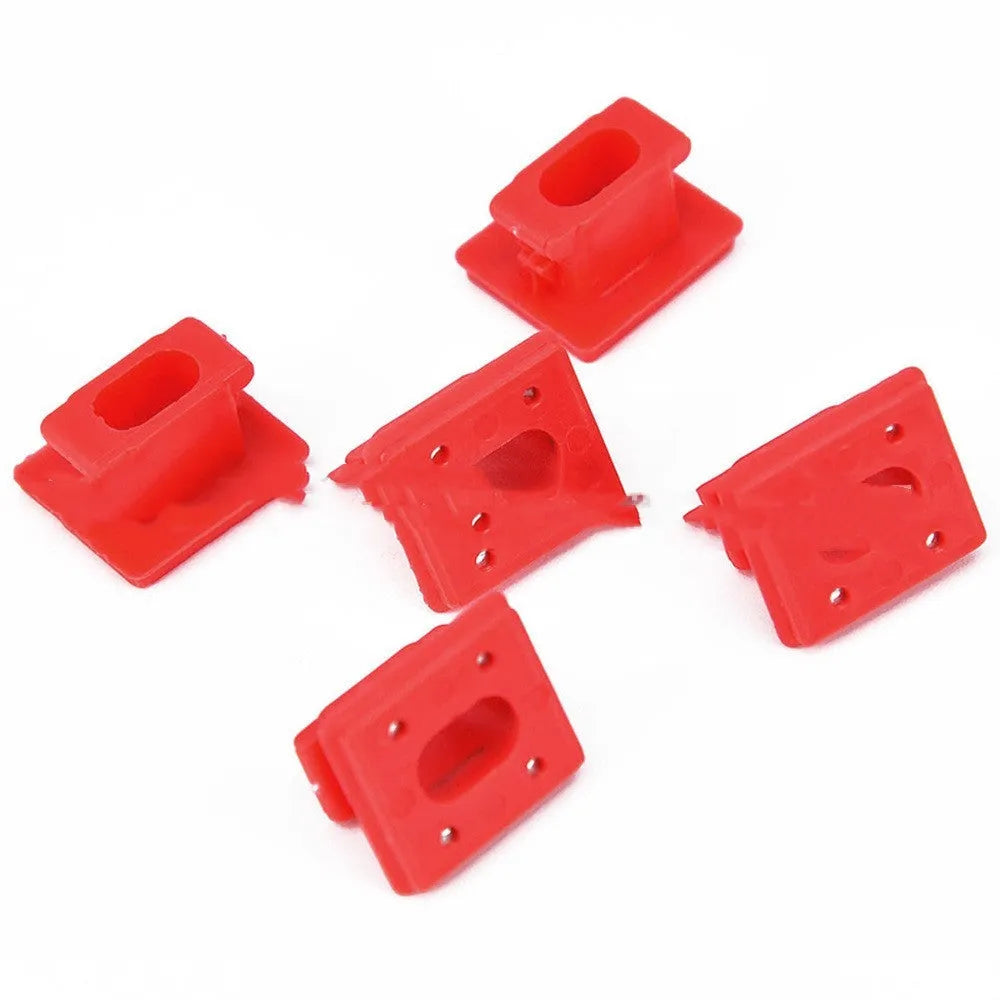 Pack of 10 black plastic snap-fit clips for BMW door panel walnut trim on 3, 7, X3, E46 models