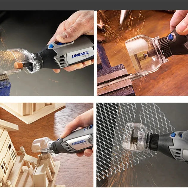 Transparent plastic horn cover for Delta power tool face protection