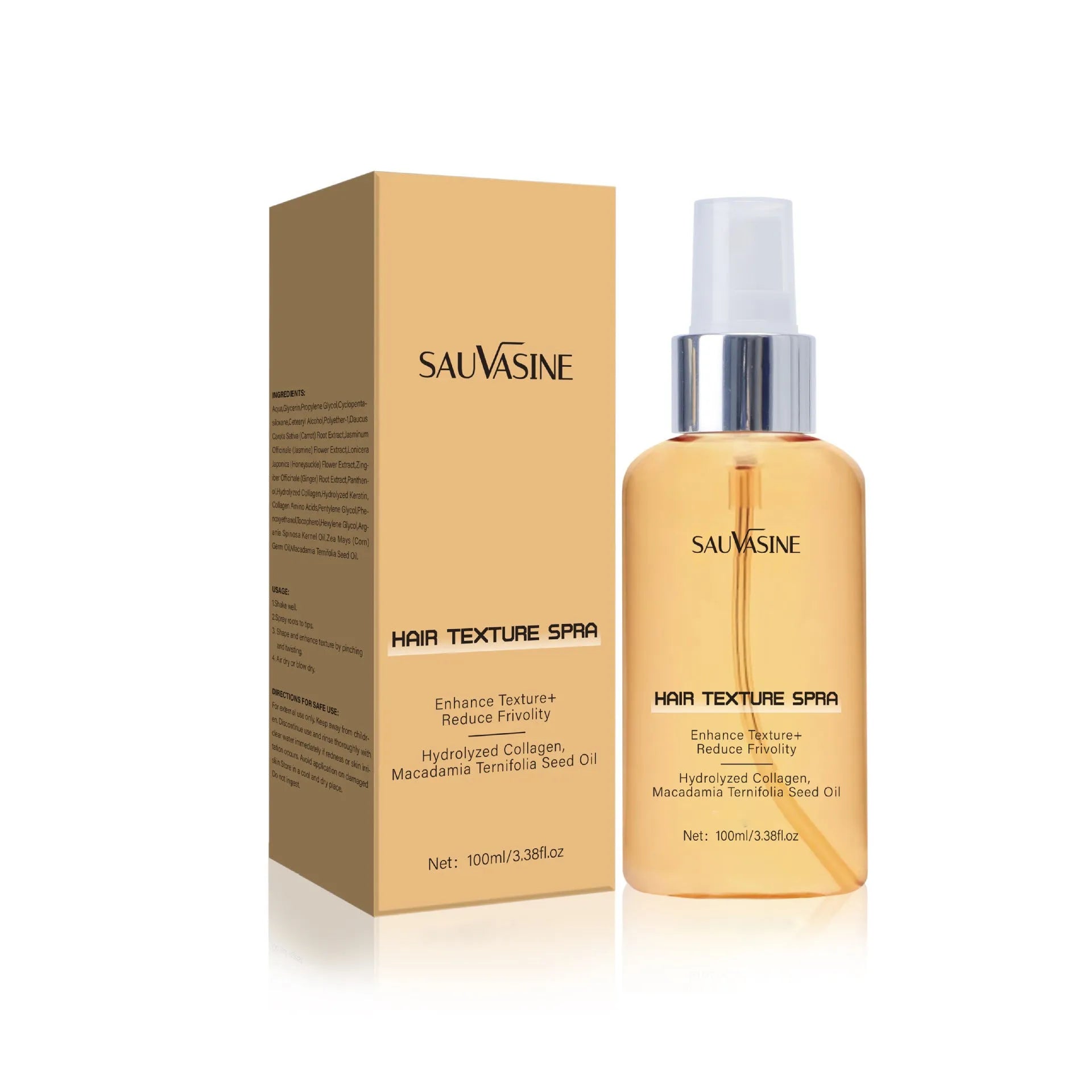 100 ml SWX-248 hair care spray bottle for reducing frizz and moisturising the scalp.