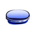 Bluetooth MP4 music player with OLED screen in blue, black or rose gold colours showing playback controls