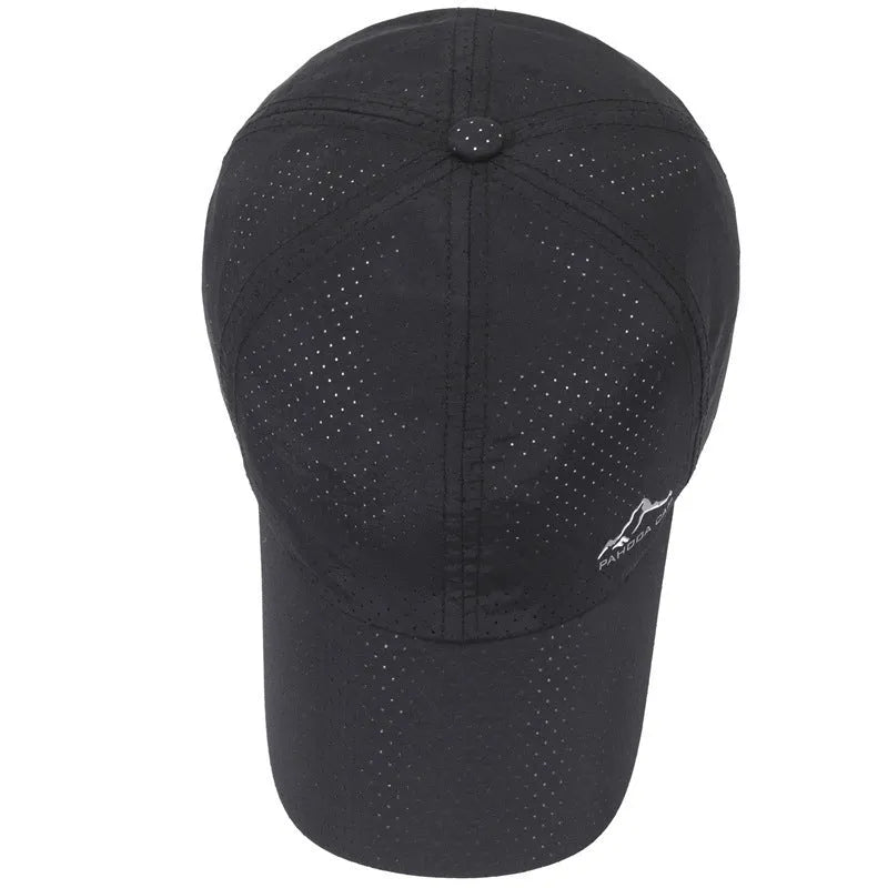 Korean-style dome crown baseball cap in polyester with adjustable strap for summer sun protection