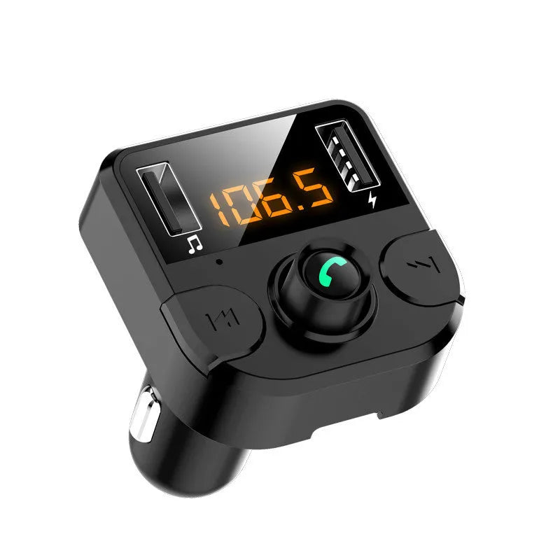 BT36B black car MP3 Bluetooth player with 1.1 inch display for 12-24V vehicle cigarette lighter power