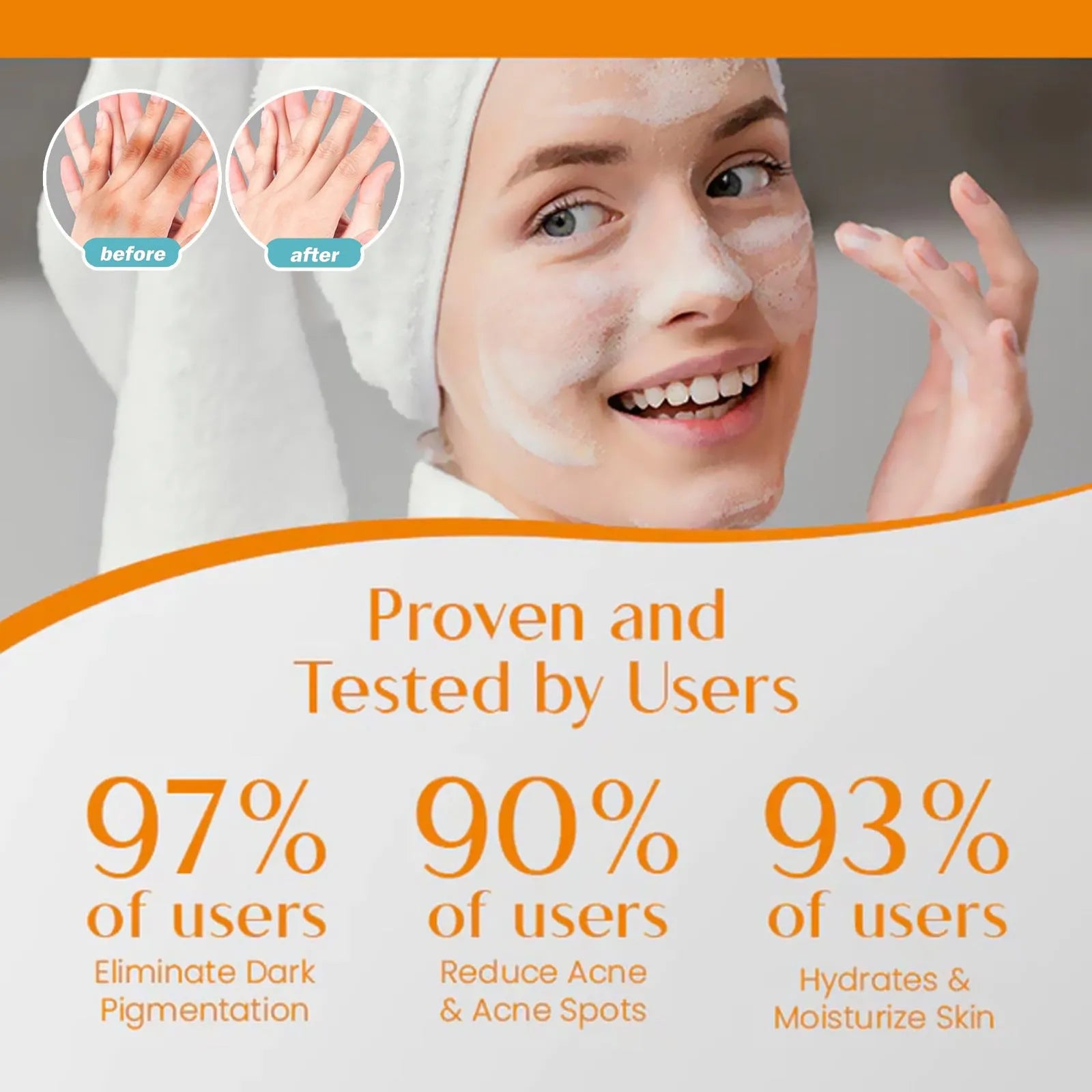 100g whitening vitamin body care soap with kojic acid and botanical extracts