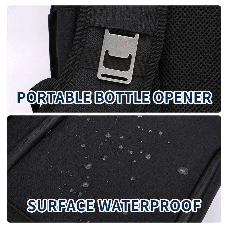 Double layer insulated waterproof backpack in Oxford cloth with 22L capacity for picnics