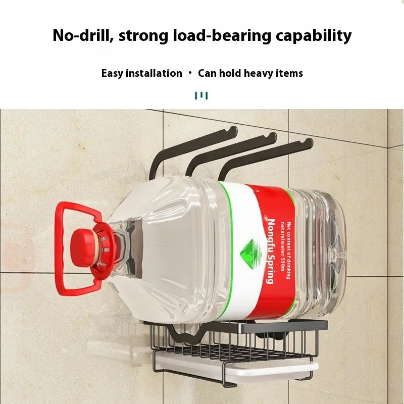 Foldable plastic kitchen rag draining storage rack in new Chinese style design