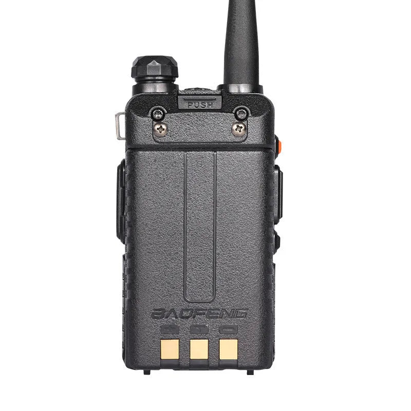 Professional VHF/UHF walkie talkie with 128 channels and lithium battery