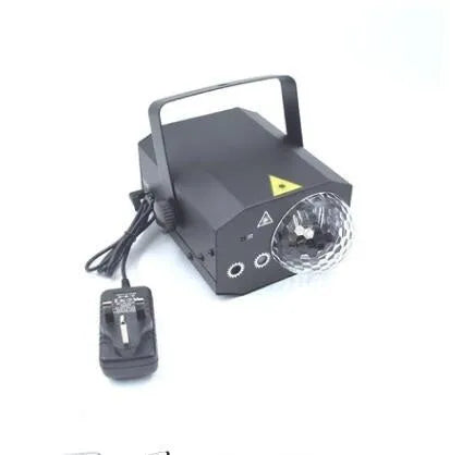 Black or white LED laser magic fan stage lighting equipment with compact 190mm dimensions