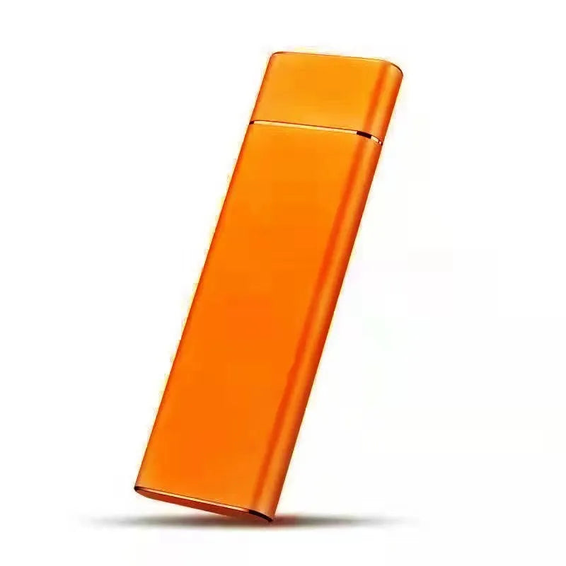 6TB mobile hard disk external SSD storage device with metal shell in ultra-thin design showing colour options
