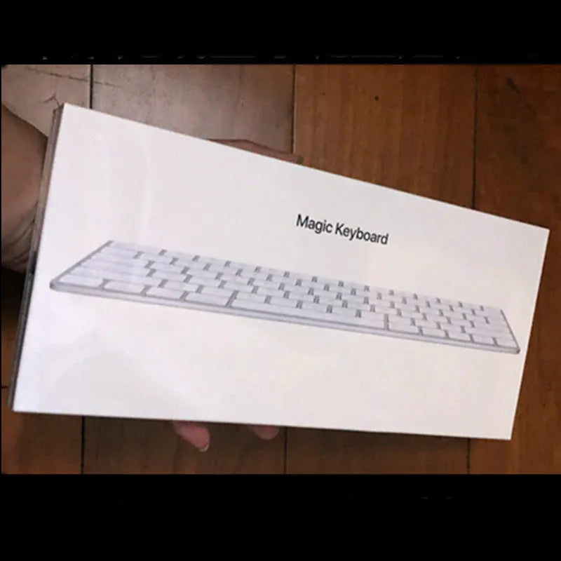 Apple G6 white ultra-thin metal Bluetooth wireless keyboard with multimedia keys