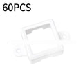 Small white plastic lampshade for LED light bracket protection