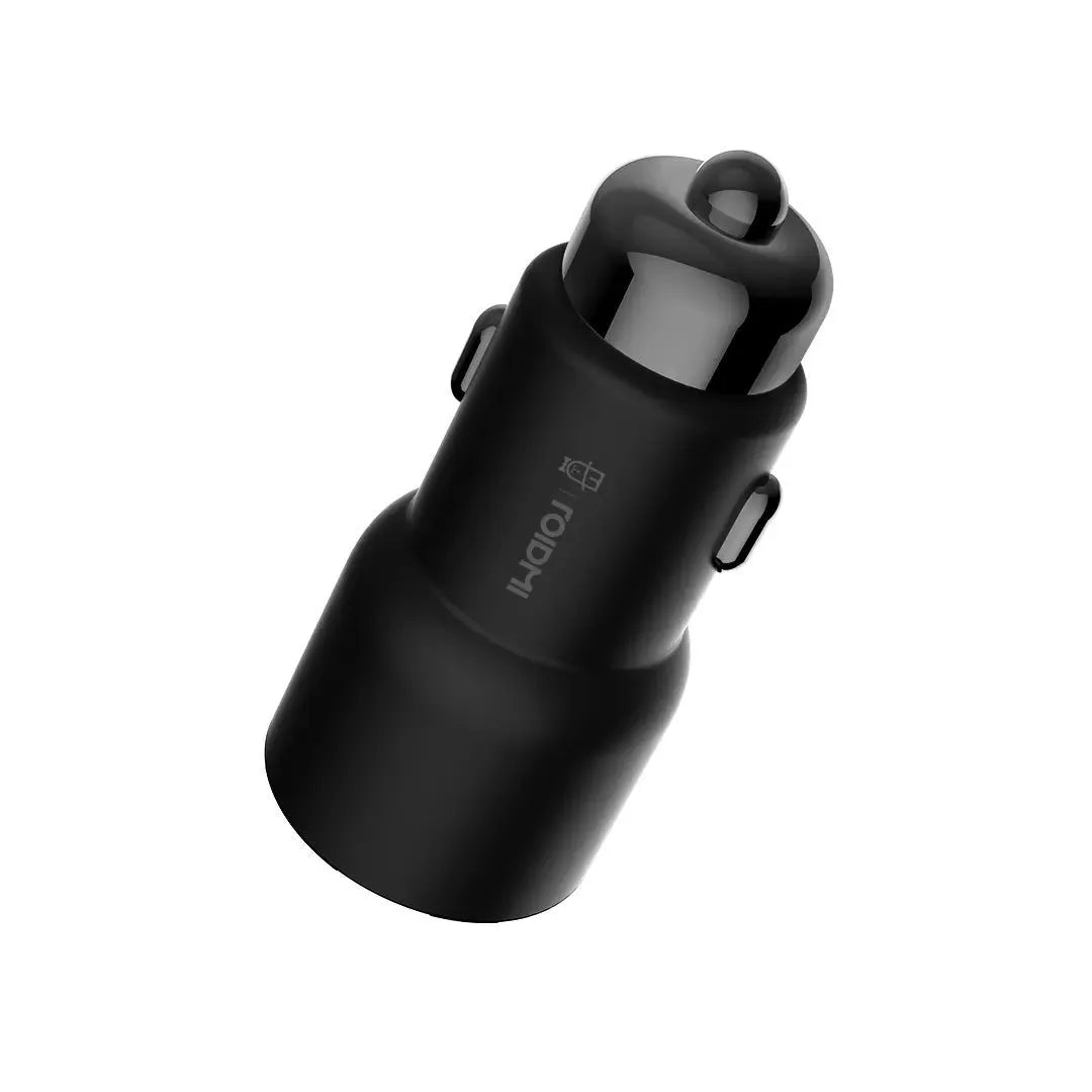 Ruimi 3S Music Bluetooth Car Charger in black with USB port