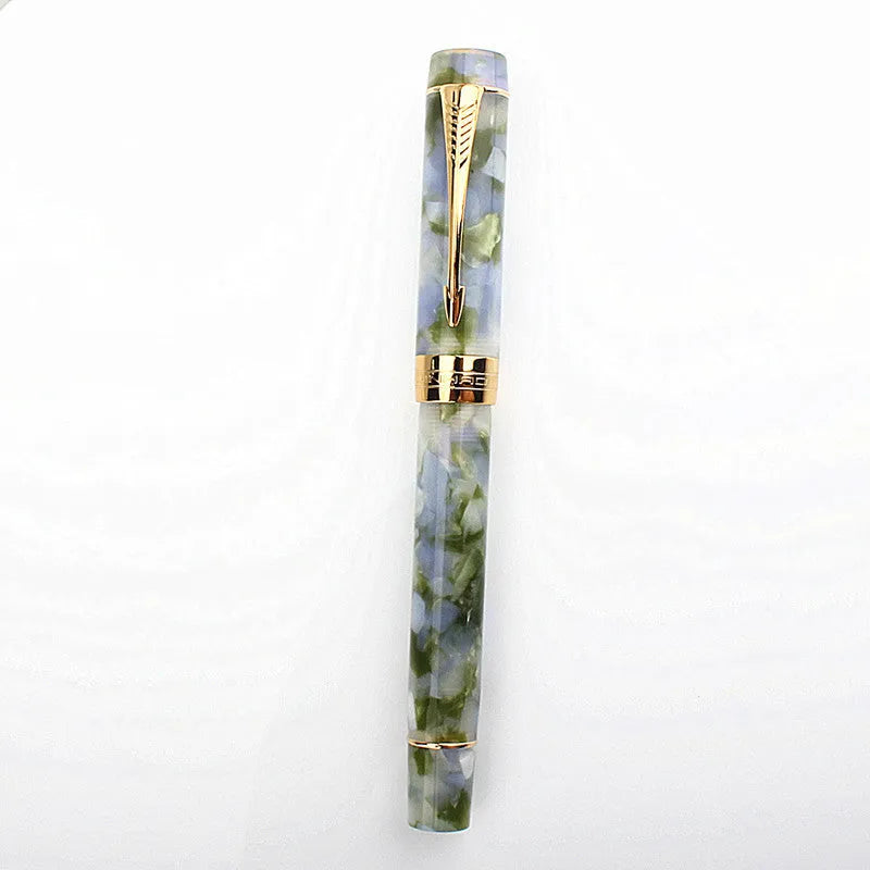 Deep bath green metal pen with selectable 0.5mm 0.7mm or 1.0mm nib options