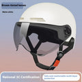 3C certified electric motorcycle helmet with sun visor in multiple colour options