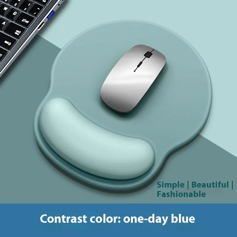 Gradient silicone wristband mouse mat with milk silk surface measuring 220mm by 250mm
