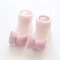 Cotton baby floor socks in various colours for crawling and walking