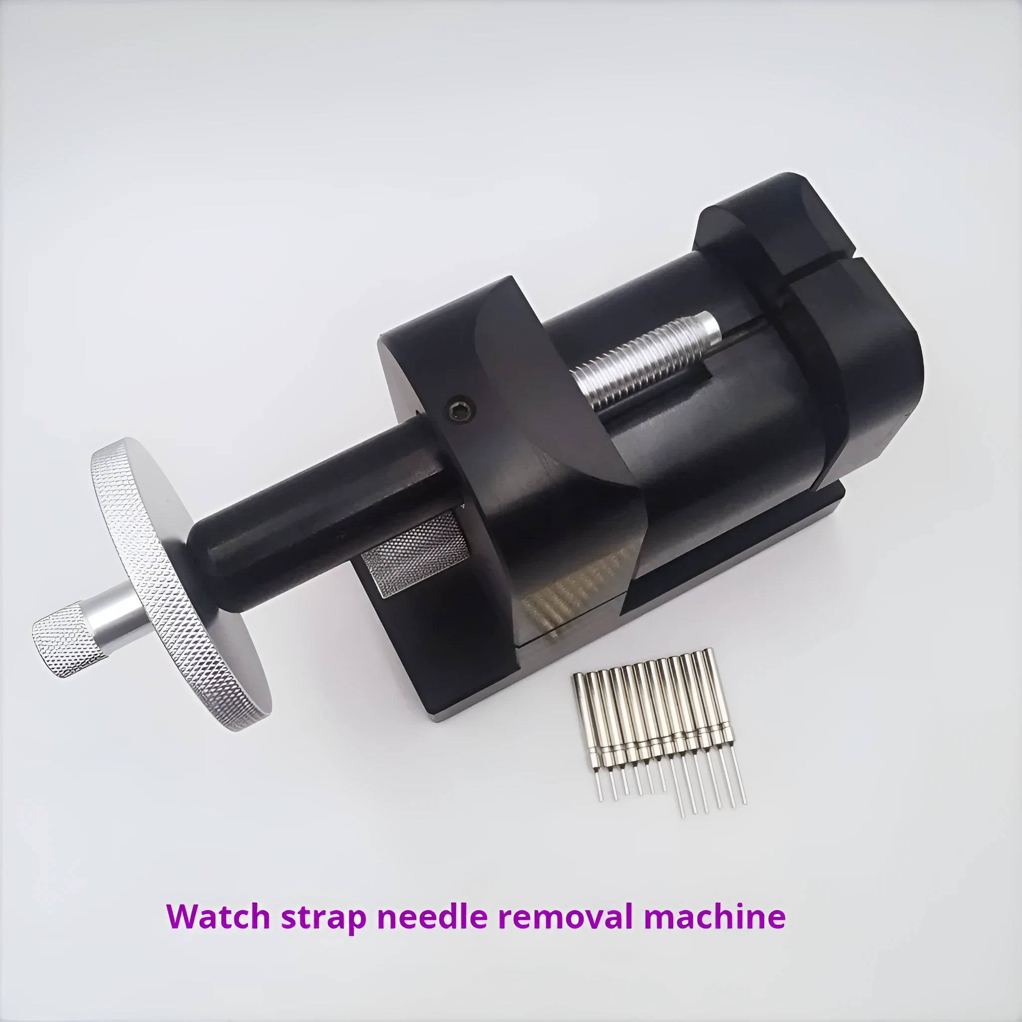 Alloy steel watch strap removal machine tool with dimensions 150x115x80mm.