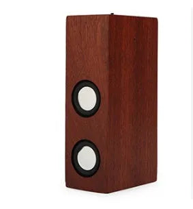 Retro wooden Bluetooth speaker in bamboo, black walnut or sapele wood finishes
