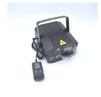 Black or white LED laser magic fan stage lighting equipment with compact 190mm dimensions