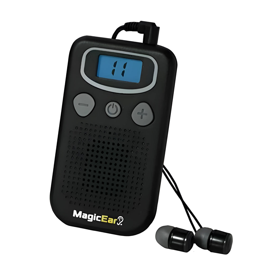 Digital display personal hearing aid booster sound amplifier device in brilliant colour