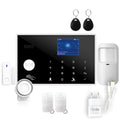 Intelligent WiFi GSM burglar alarm host ER G30 with touch button and 80dB siren for home security