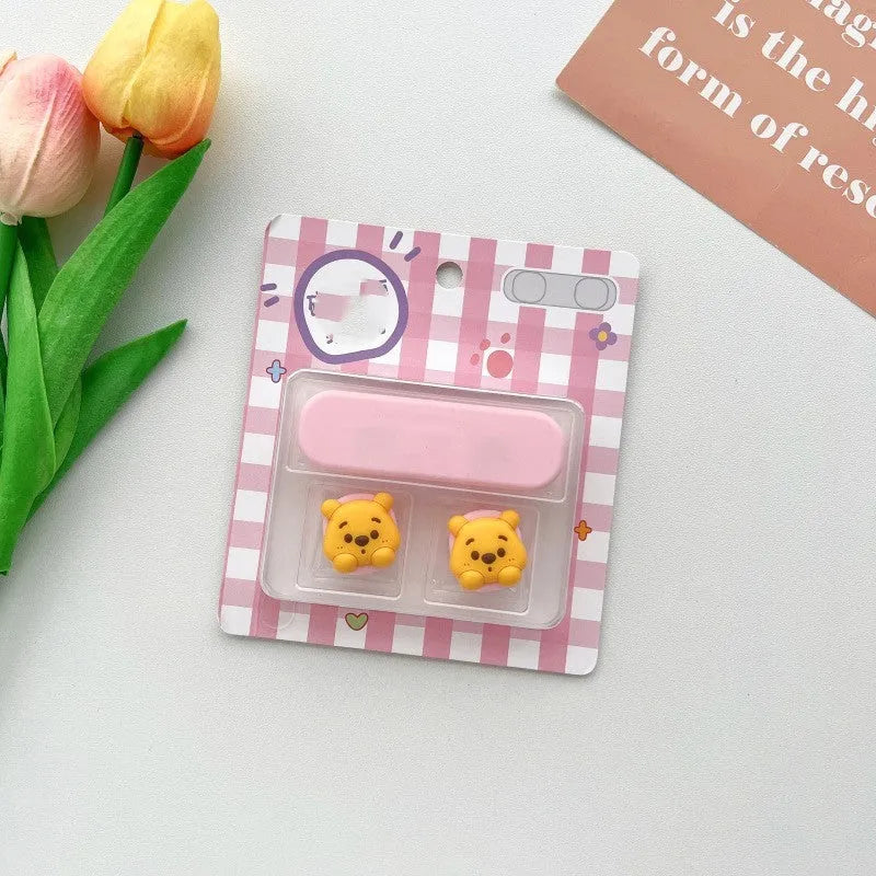 Cartoon-style plastic magnetic data cable fixer for desktop organisation.