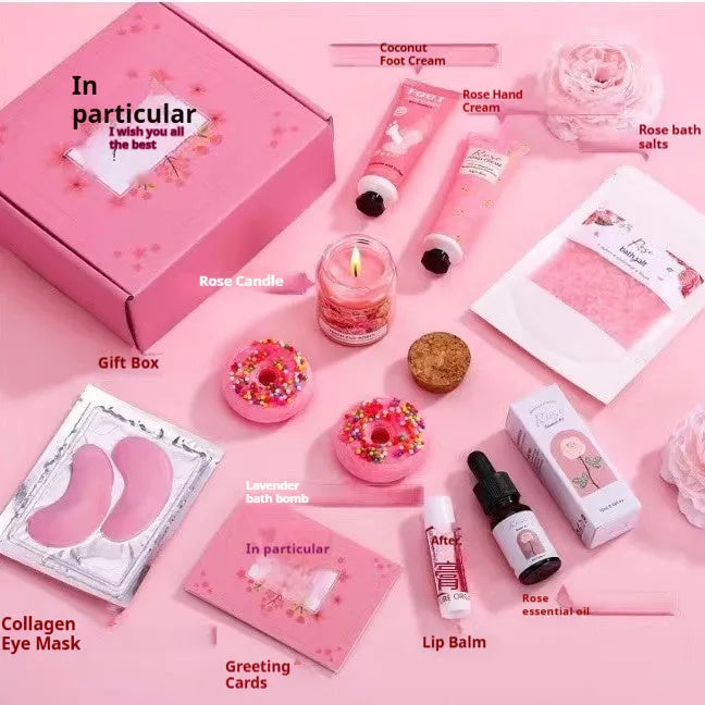 Soy wax aromatherapy candle gift set in presentation box with multiple colour theme options