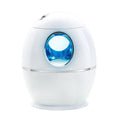 White columnar household humidifier with anion function and USB power connection