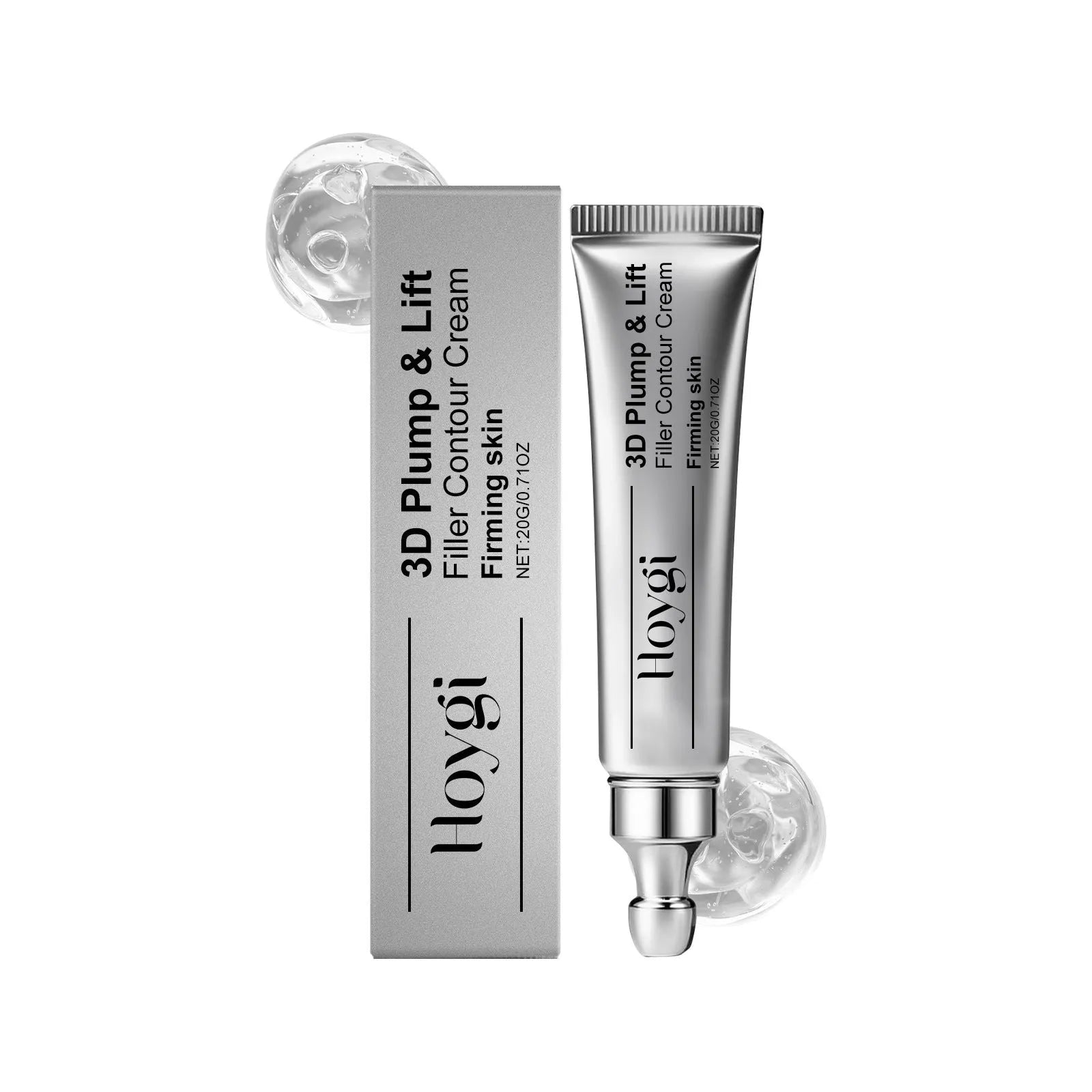20g moisturising and nourishing eye cream pot with ingredients glycerol and ceramide EOS for eye contour care