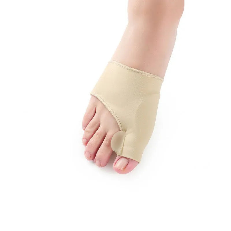 Corrective bunion socks with silicone gel pad and toe separator in three sizes