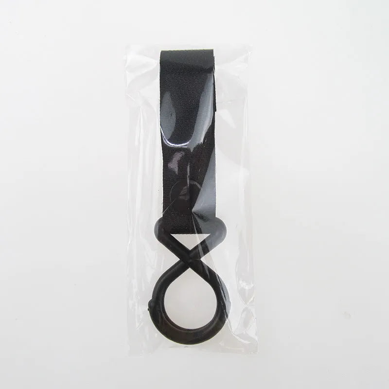 Nylon luggage Velcro hook in one of 18 available colours, shown in its clear independent OPP packaging.