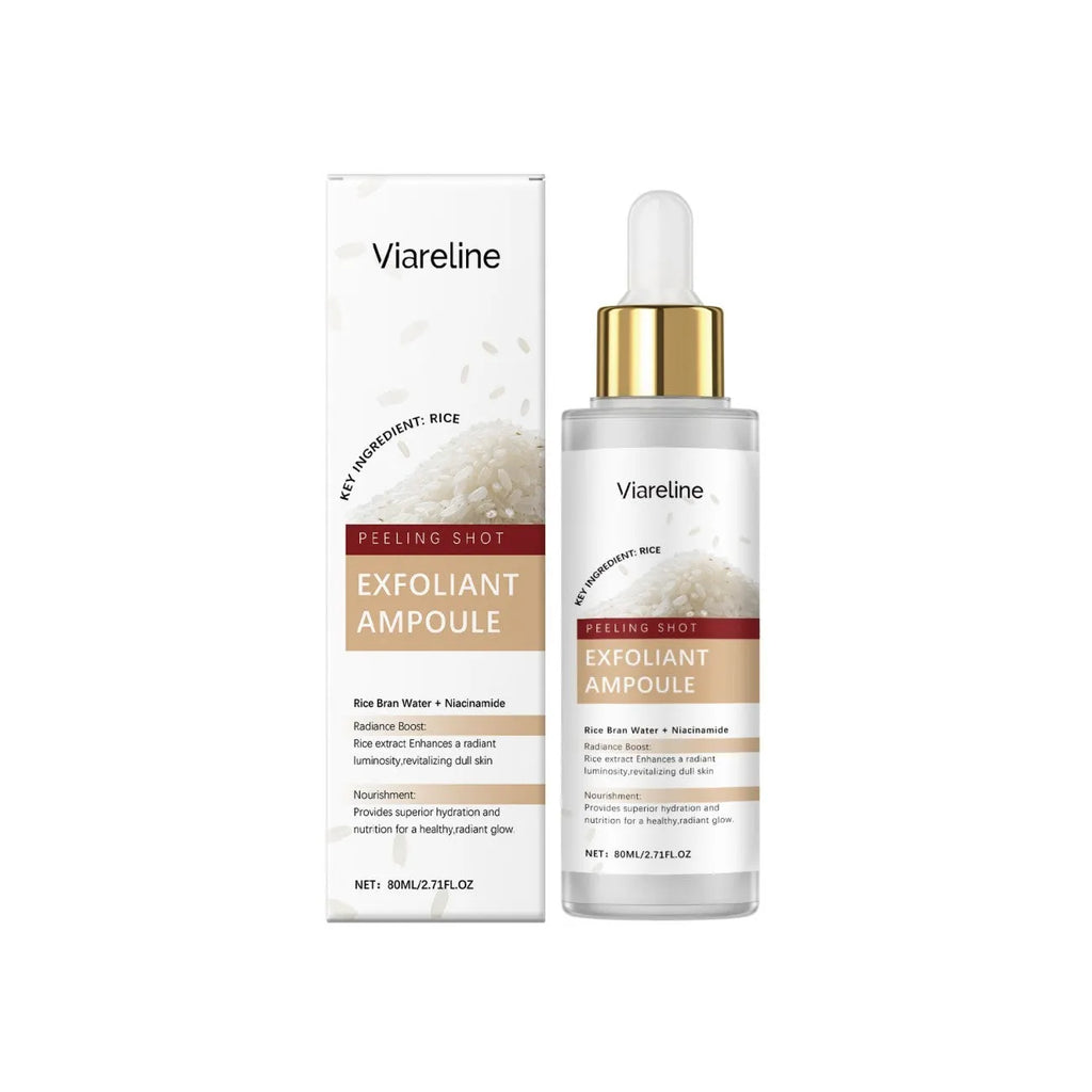 80ml bottle of facial cleansing and moisturising liquid with hyaluronic acid and salicylic acid formula