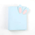 Cute bunny style mini photo album in pink, blue, or white with 16 loose-leaf pages