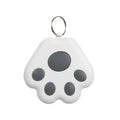 Paw-shaped Bluetooth anti-lost device in various colours for pet tracking and selfie remote.