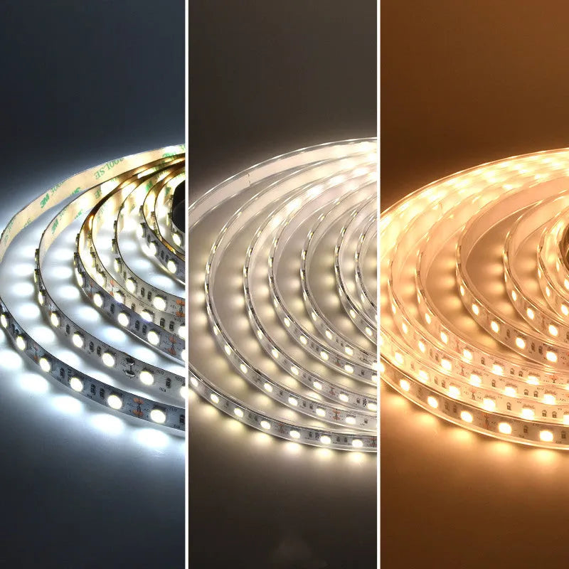 Rectangular profile 12V LED light strip for supermarket shelf edge installation