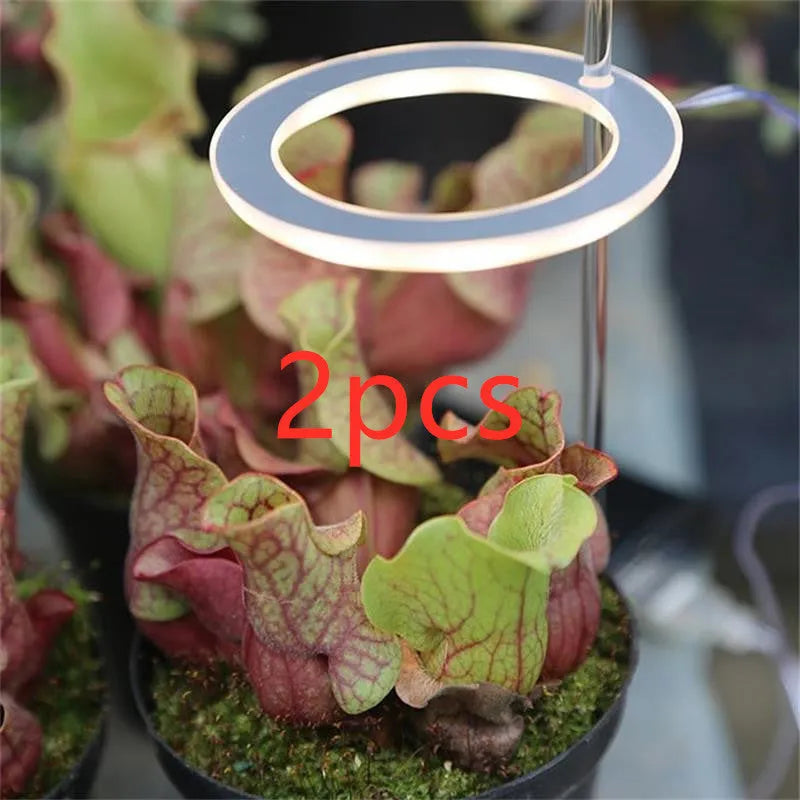 USB LED full spectrum grow light with transparent PC aluminium housing and acrylic stick