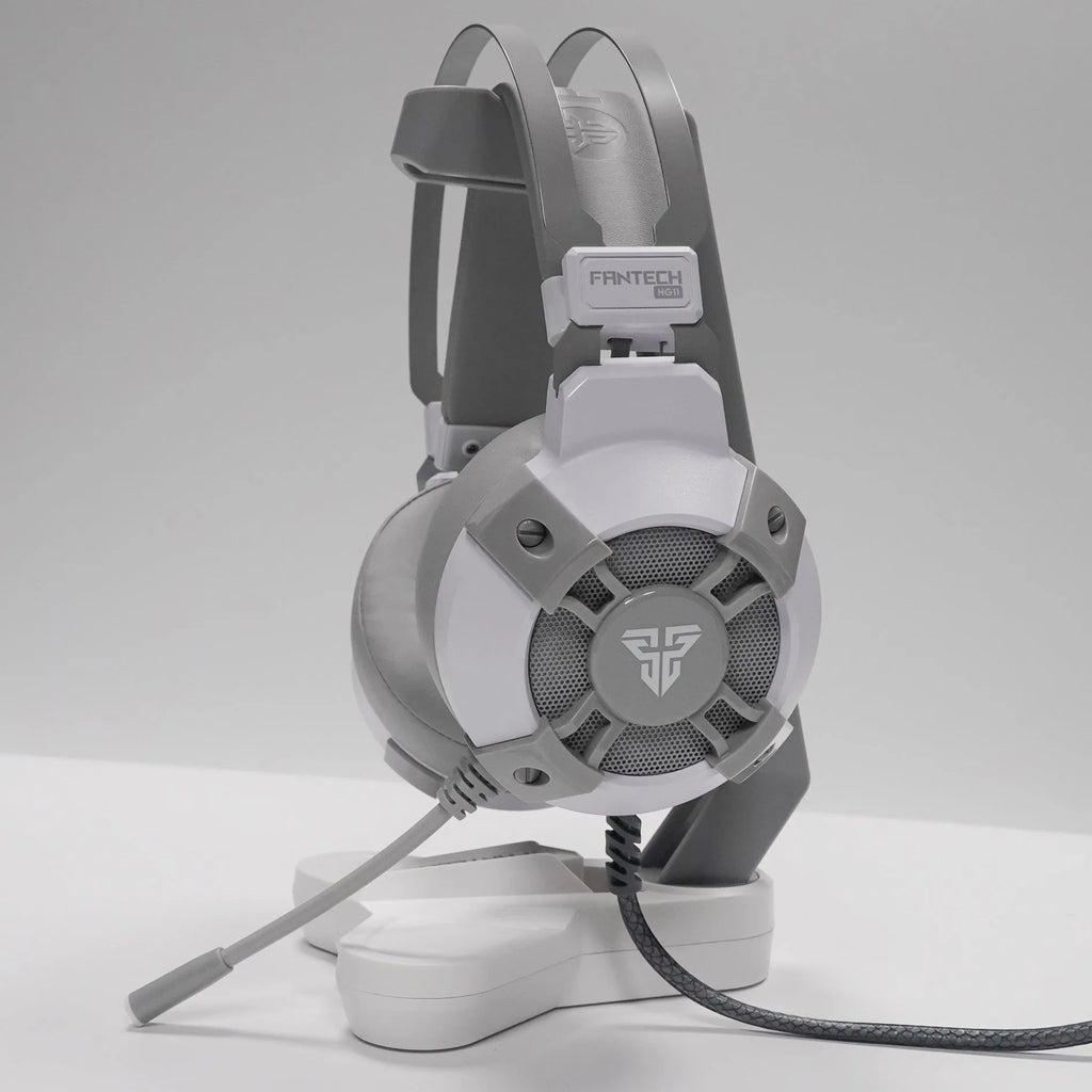 FANTECH HG11 black gaming headset with RGB lights and microphone