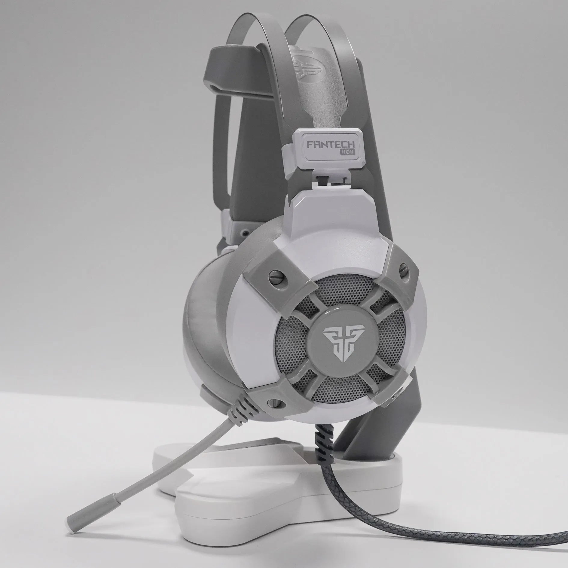 FANTECH HG11 black gaming headset with RGB lights and microphone