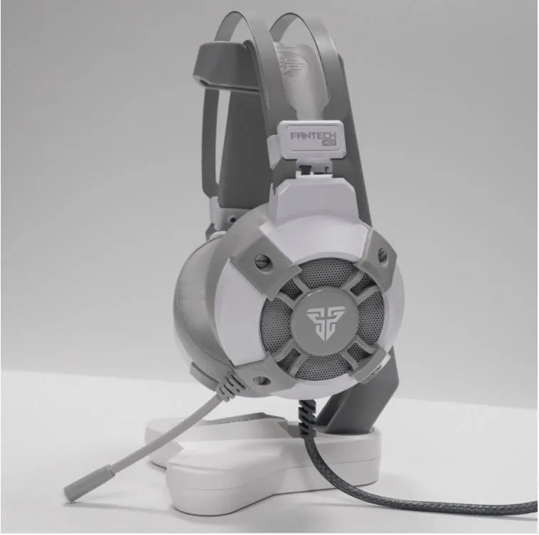FANTECH HG11 black gaming headset with RGB lights and microphone