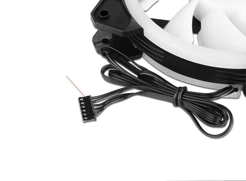Camouflage pattern RGB 12cm PC chassis cooling fan with hydraulic bearing
