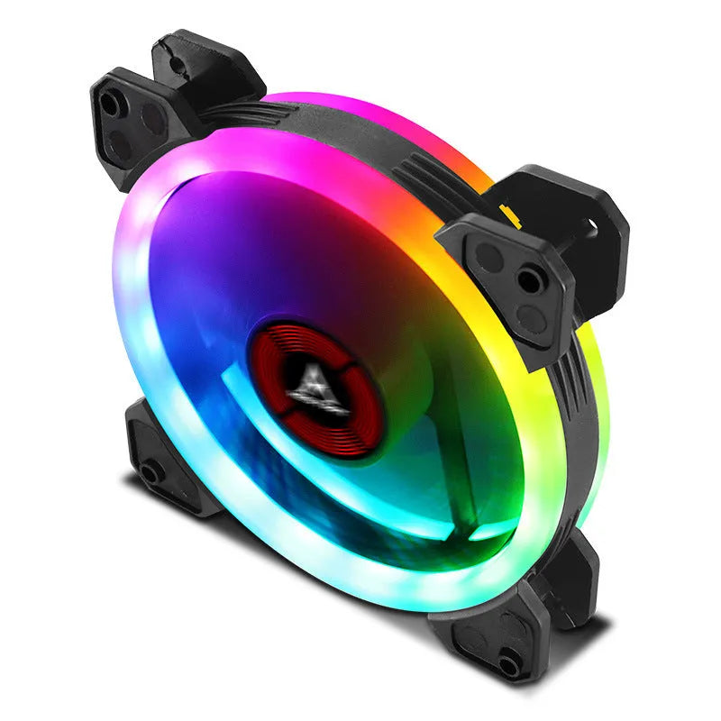 Camouflage pattern RGB 12cm PC chassis cooling fan with hydraulic bearing