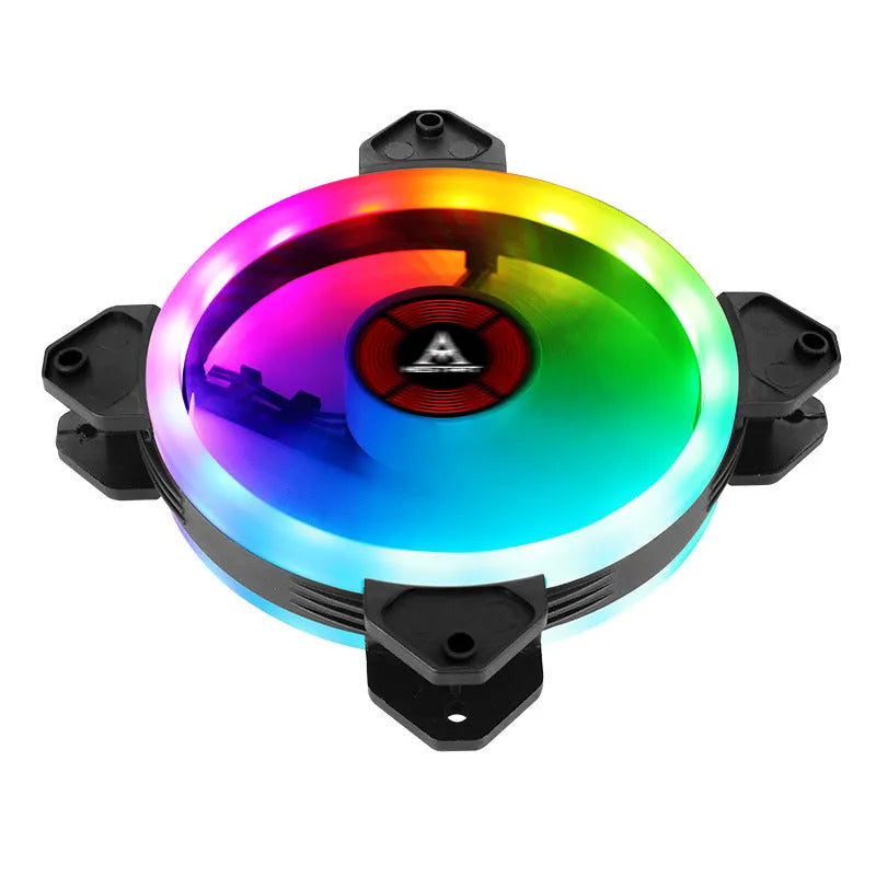 Camouflage pattern RGB 12cm PC chassis cooling fan with hydraulic bearing