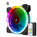 Camouflage pattern RGB 12cm PC chassis cooling fan with hydraulic bearing