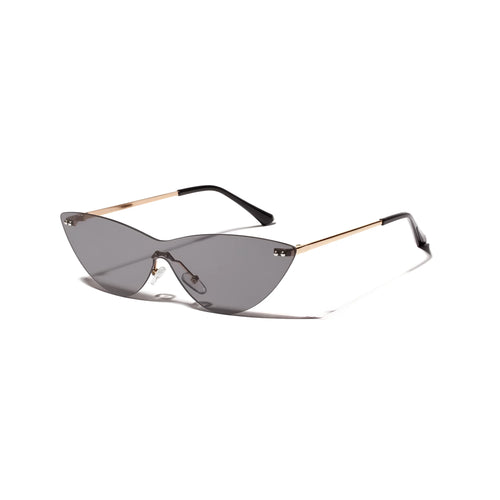 Brown vintage style adult sunglasses with metal frames and UV400 protection lenses