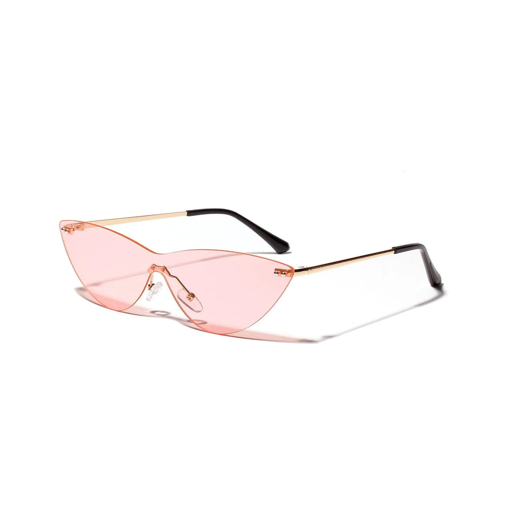 Brown vintage style adult sunglasses with metal frames and UV400 protection lenses